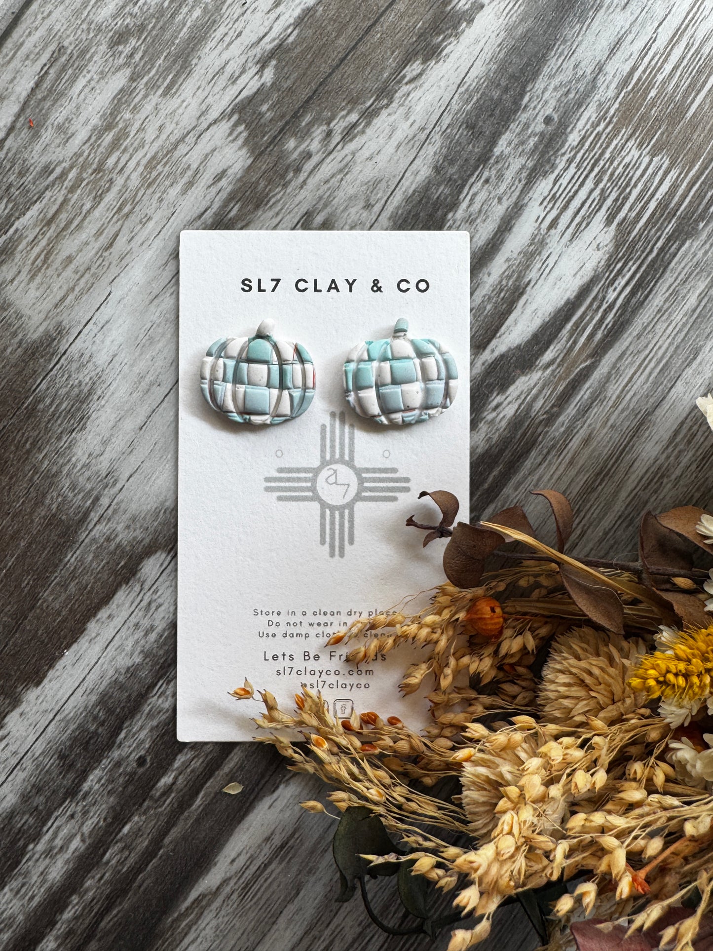 Checkered pumpkins ￼