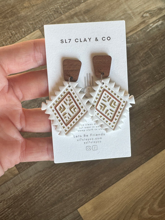 Bronzed Aztec Dangle