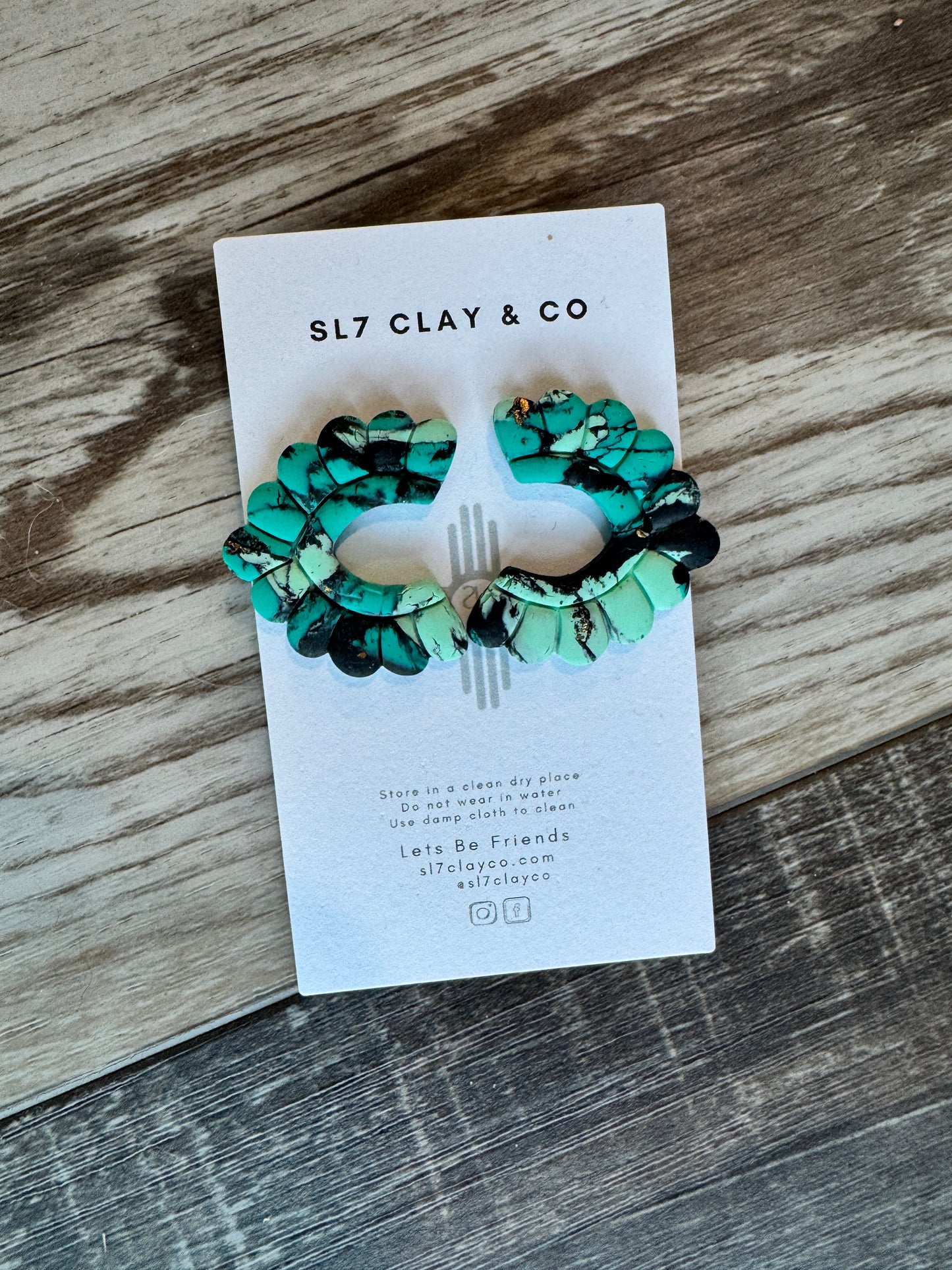 Turquoise Horse Shoe